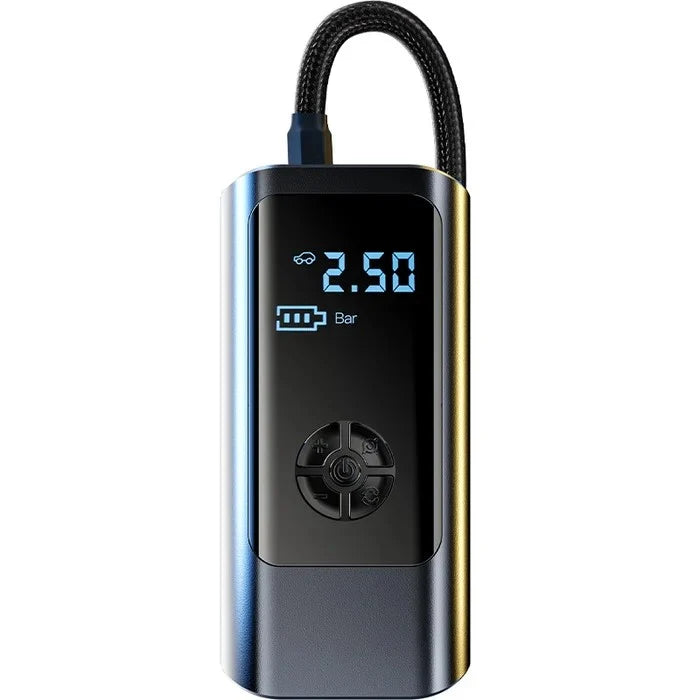Portable Tire Inflator | Dual Power & Digital Auto-Stop | Up to 150 PSI