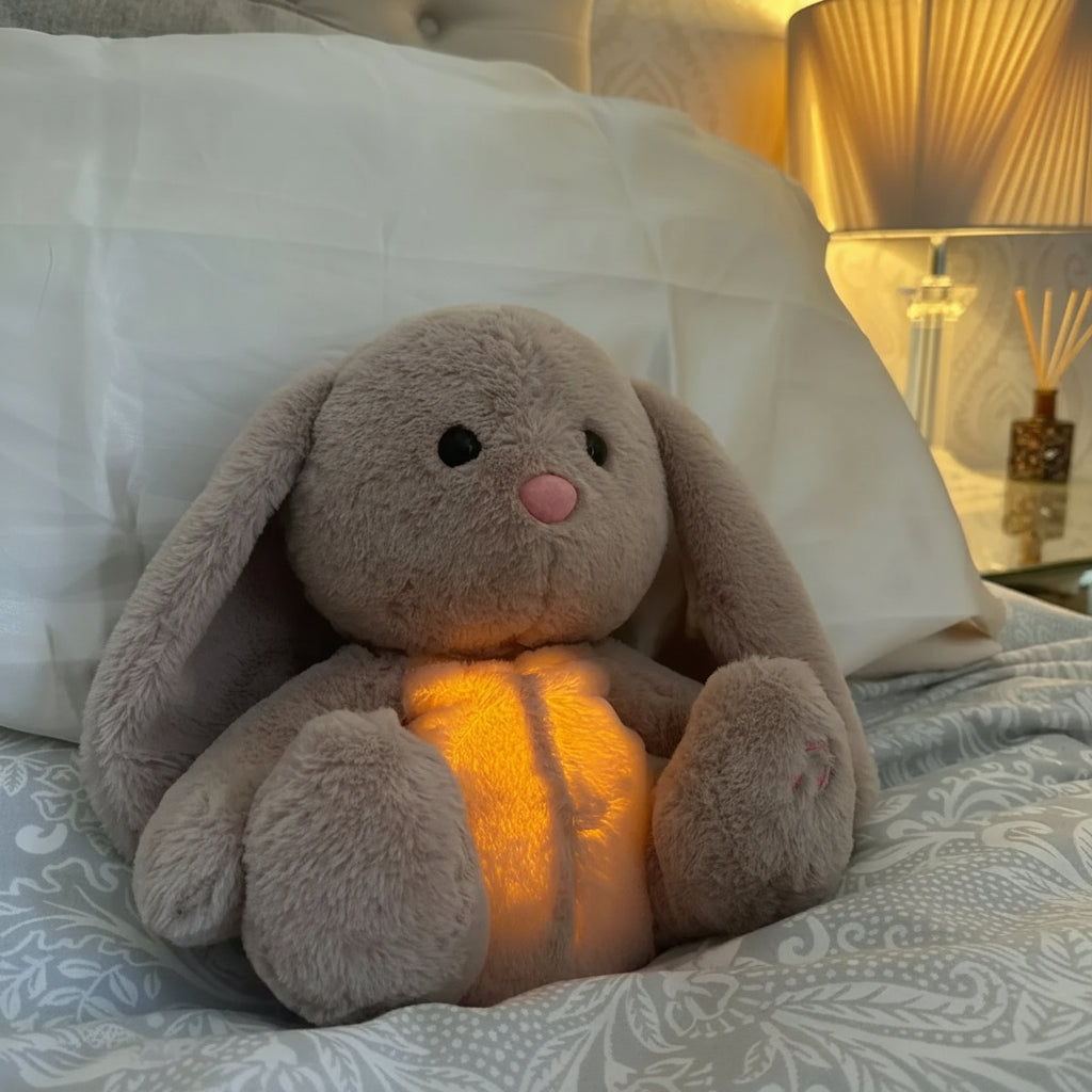 Plush Bunny | Calming Breathing Motion & Soft Plush | Set of 2