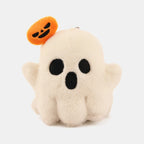 Plush Toy | Soft Cat & Pumpkin Design | Embroidered Faces