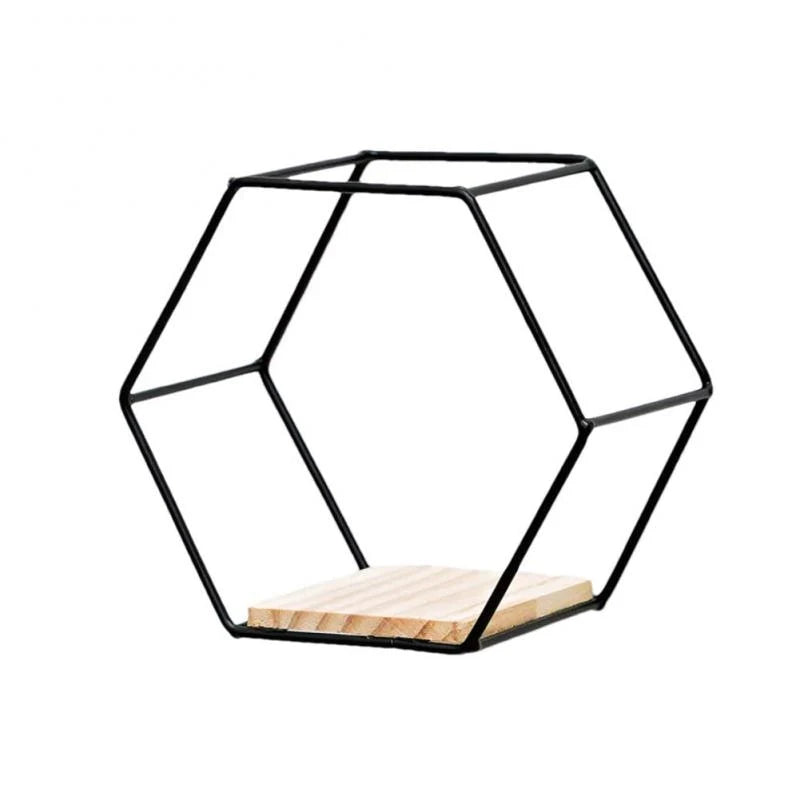 Wall Shelf | Hexagonal Geometric & Easy To Mount