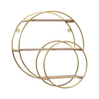 Wall Shelf | Double Circle & No-Drill