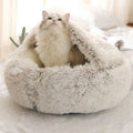Donut Pet Bed | Raised Bolster Edge & Ultra-Soft Plush