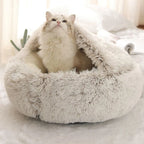 Donut Pet Bed | Raised Bolster Edge & Ultra-Soft Plush
