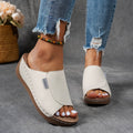 Wedge Sandals | Orthopedic Sole & Adjustable Straps | Slip-On