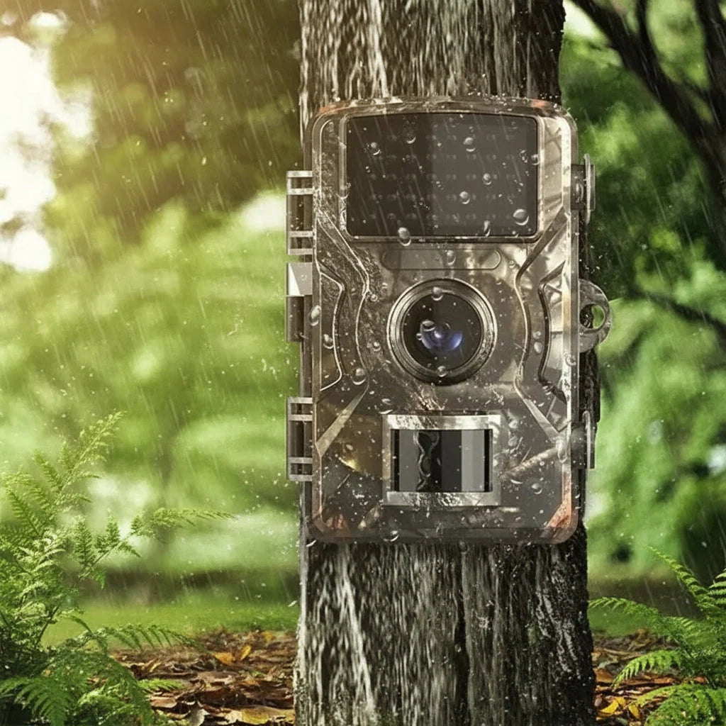 Trail Camera | No-Glow Night Vision & IP66 Weatherproof | 1080p HD Video