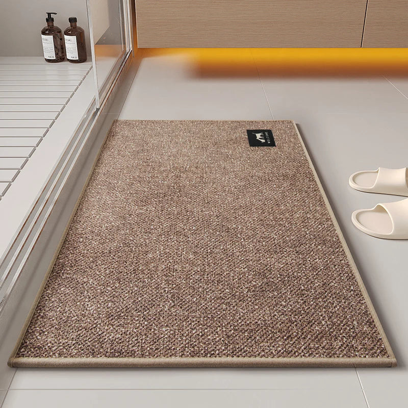 Bathroom Mat | Soft Textured & Non-Slip | Machine-Washable & Quick-Drying