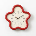 Wall Clock | 3D Floral & Silent Movement | Eco-Friendly MDF & Acrylic