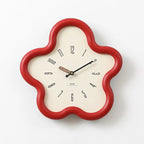 Wall Clock | 3D Floral & Silent Movement | Eco-Friendly MDF & Acrylic