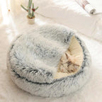 Donut Pet Bed | Raised Bolster Edge & Ultra-Soft Plush
