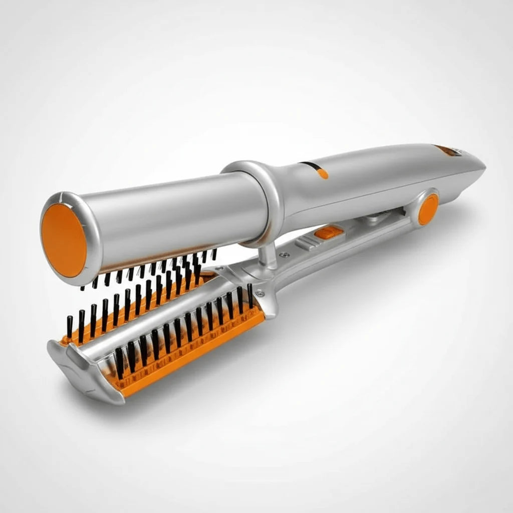 Rotating Hair Brush Styler | 32mm Ceramic Barrel | With Bag & Comb