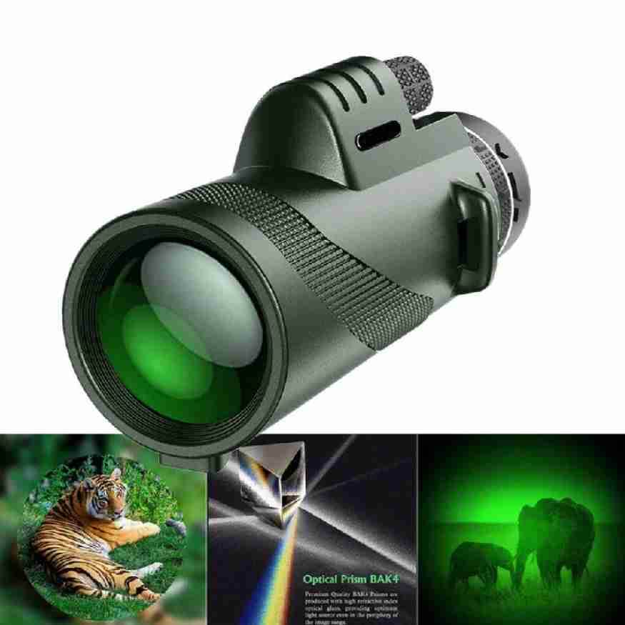 Monocular | Ultra-Zoom & Multi-Coated HD Glass | Smartphone Mount