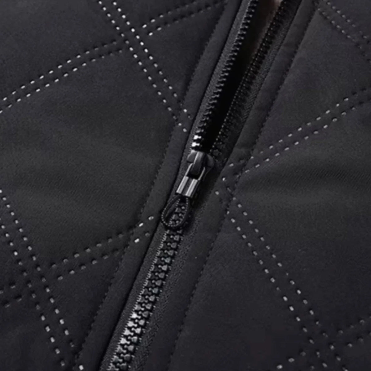 Men’s Winter Jacket | Quilted Windproof & Fleece-Lined | Bomber