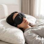 Sleep Mask | 3D Contoured Light-Reducing | Adjustable Breathable Fit