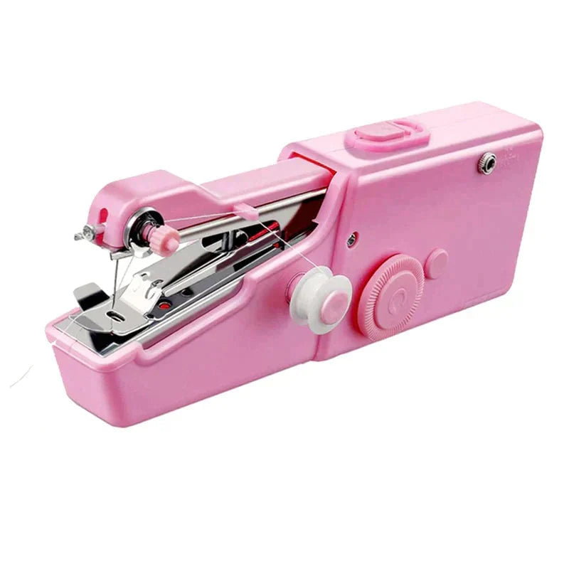 Handheld Sewing Machine | Cordless One-Hand Operation | Bobbins Included