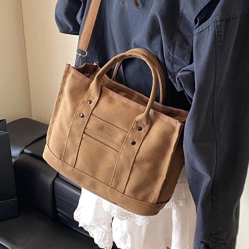 Tote Bag | Durable Canvas & Spacious | Adjustable Shoulder Strap