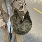 Shoulder Bag | Soft Suede Slouchy Design | Zipper Closure