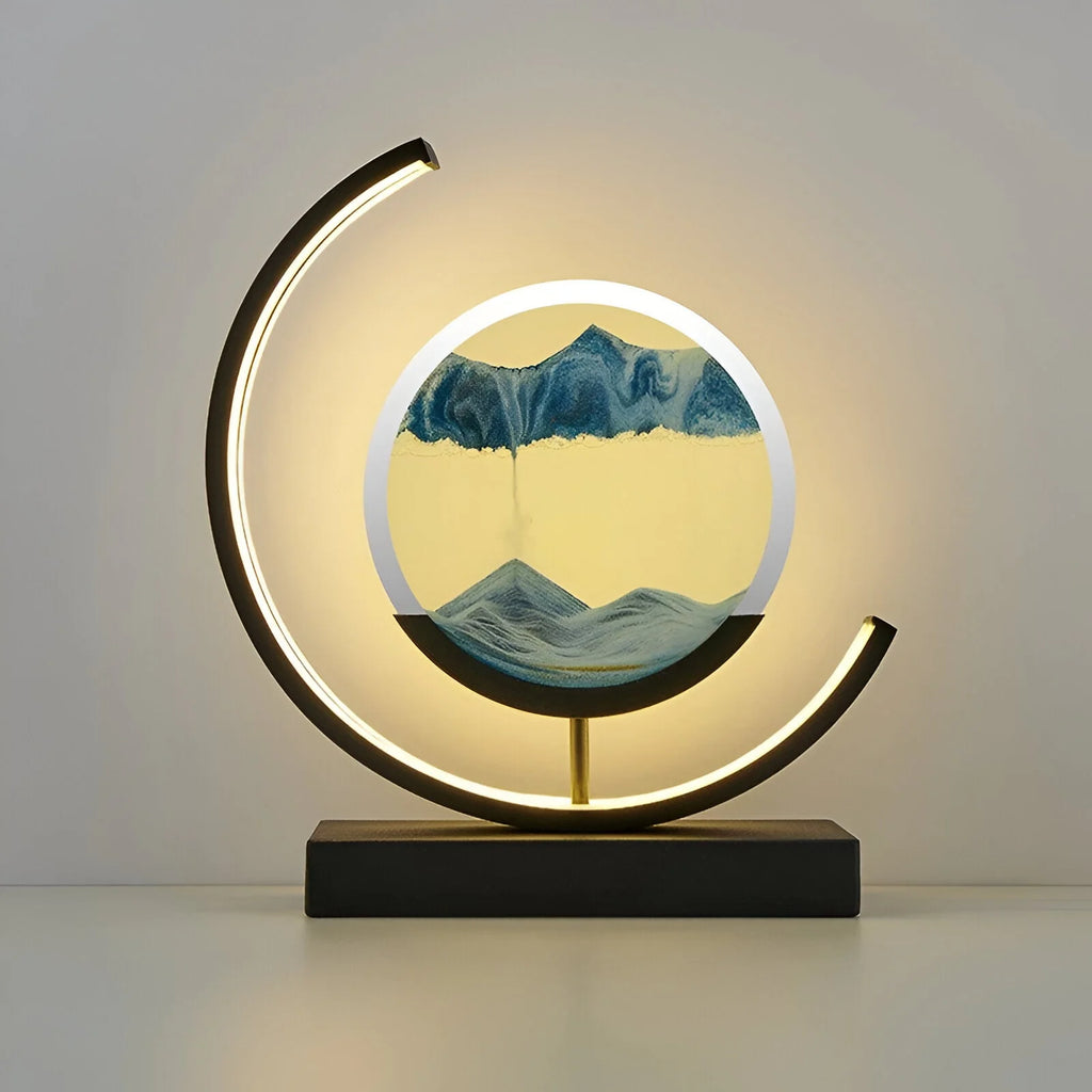 Sand Art Lamp | Remote-Controlled & Dimmable LED