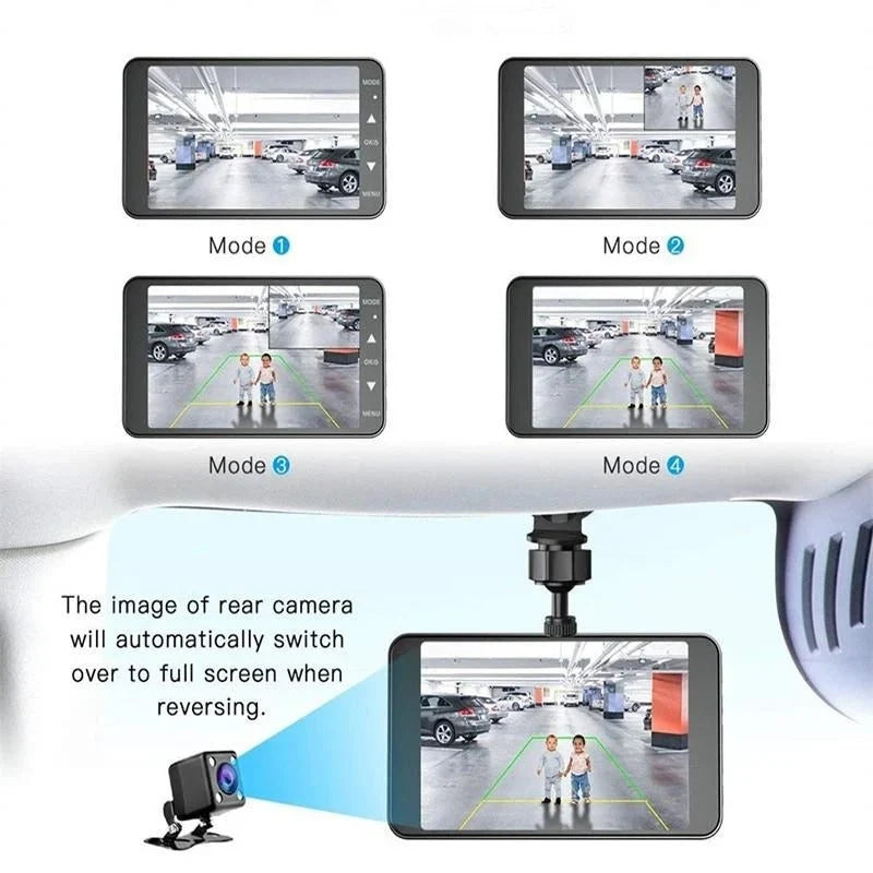 Dash Cam | 1080P Front & Rear & 170° Wide-Angle