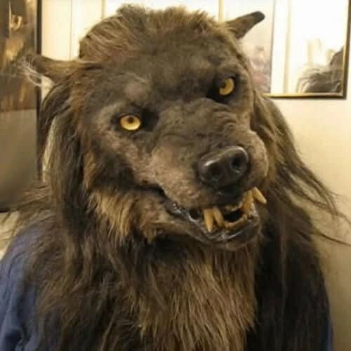 Werewolf Mask | Realistic Synthetic Hair & Flexible Fit