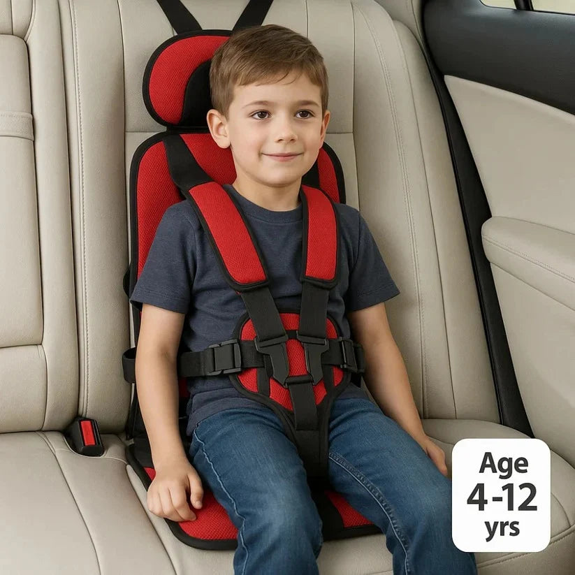Child Travel Seat | Foldable & Ultra-Light 5-Point Safety Harness