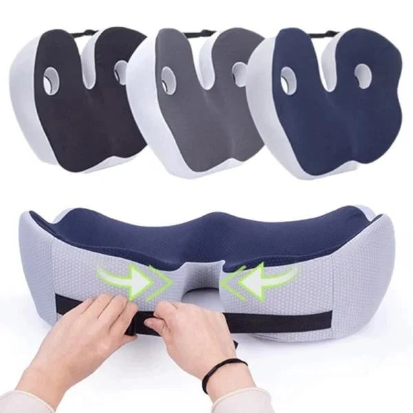 Seat Cushion | Contoured Memory Foam & Breathable Mesh