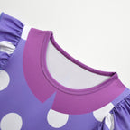 Kids Costume Dress | Polka Dot Print & Ruffle Sleeves