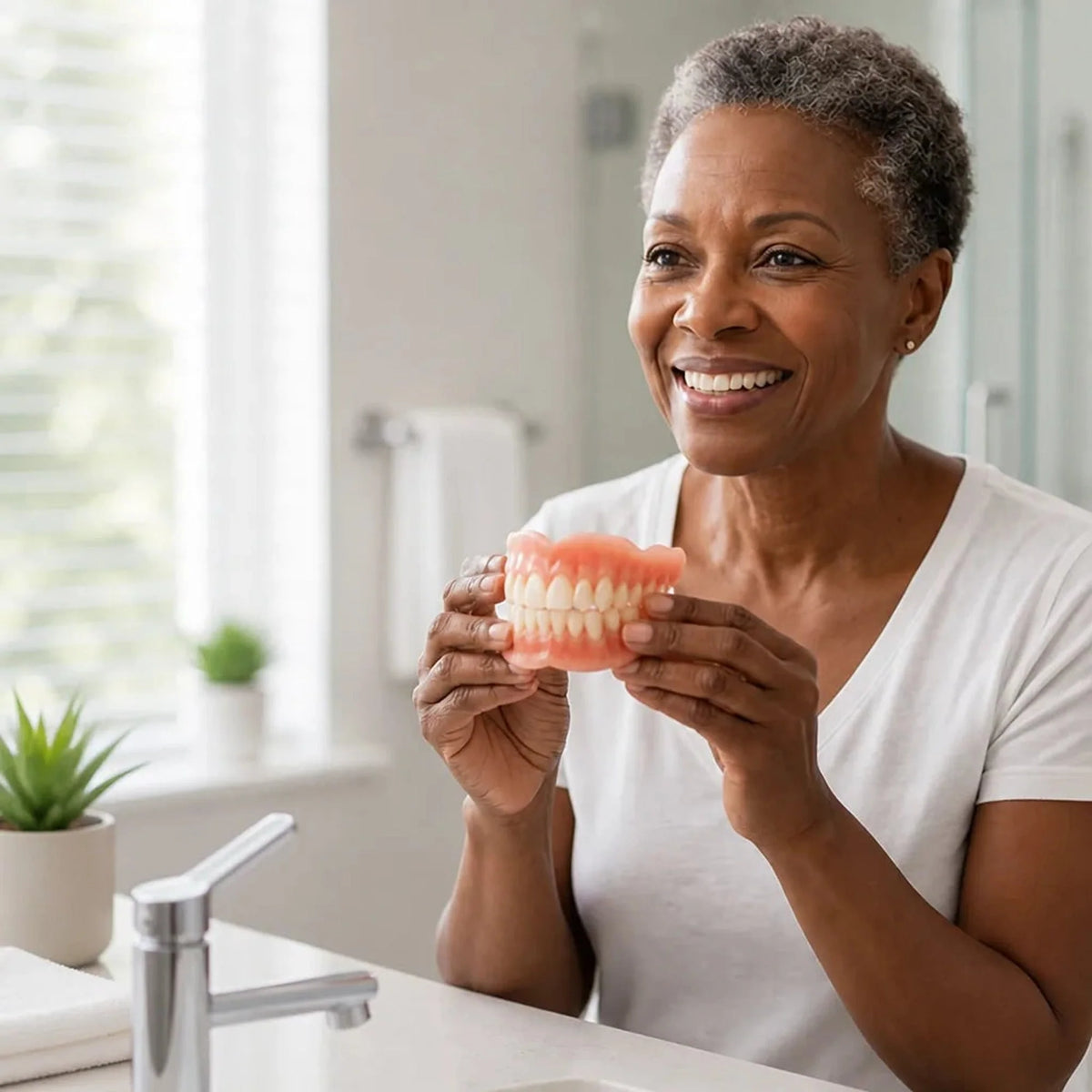 Denture Set | Heat-Forming Custom Fit & Adhesive-Free Secure Fit