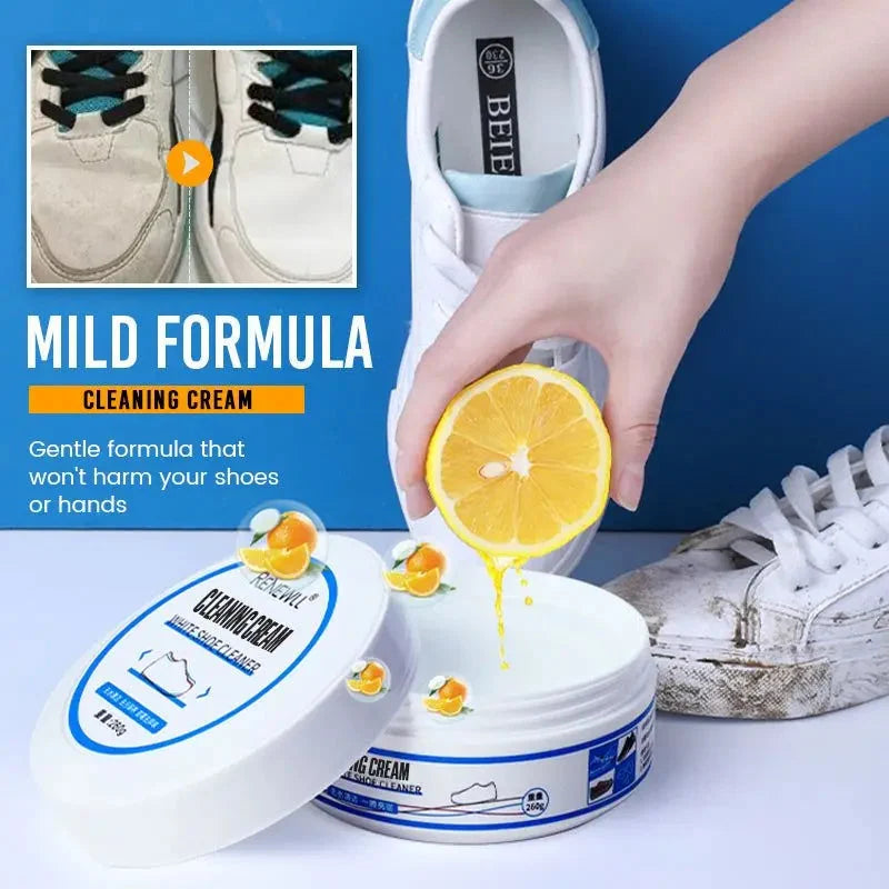 Shoe Cleaner | Water-Free Stain Remover & Protective Barrier | With Sponge