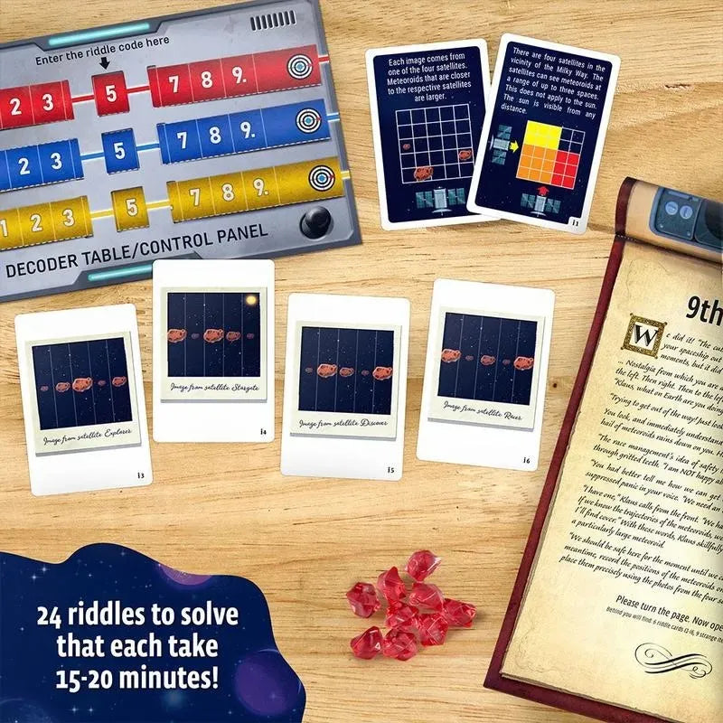 Escape Room Advent Calendar | Space-Themed Screen-Free Puzzle Game | 24 Days