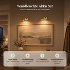 Picture Lights | Cordless Rechargeable LED | Remote Control & 3 Light Colors