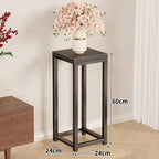 Plant Stand | Metal Frame & Space-Saving | 75 cm Tall