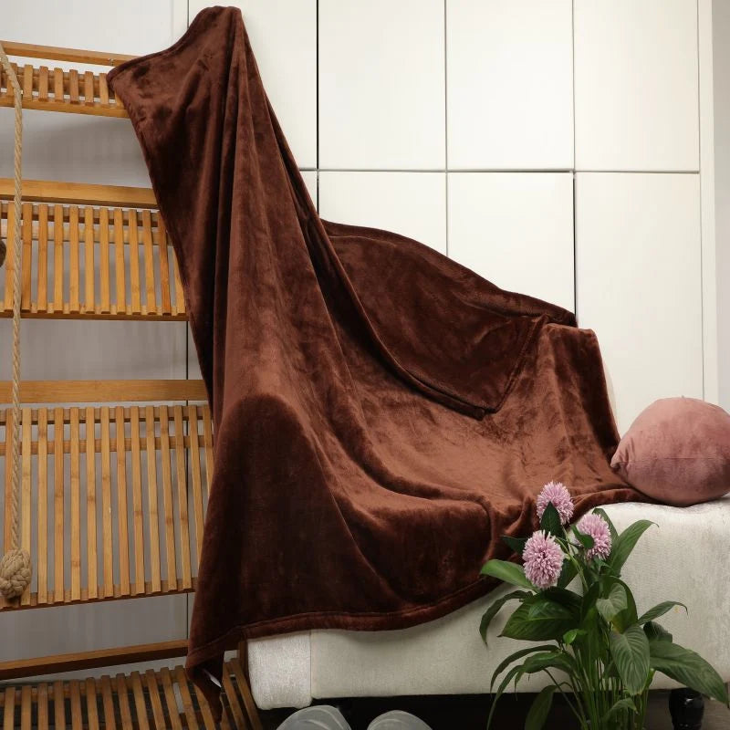 Throw Blanket | Soft Velvet & Machine-Washable
