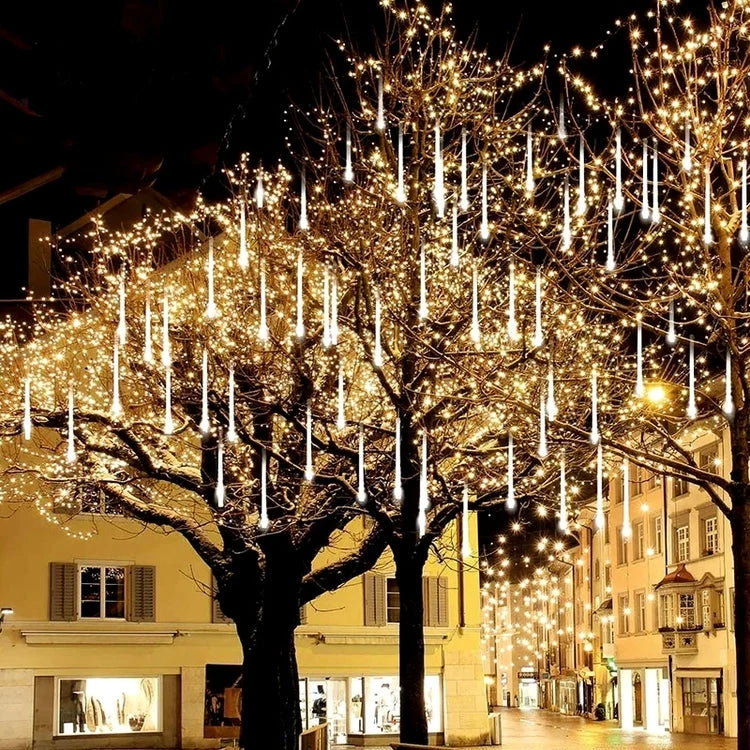 Snowfall LED Lights | Animated Meteor Effect & Weather-Resistant