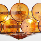 Ceiling Pendant Light | Metal & Glass | Dimmer Compatible