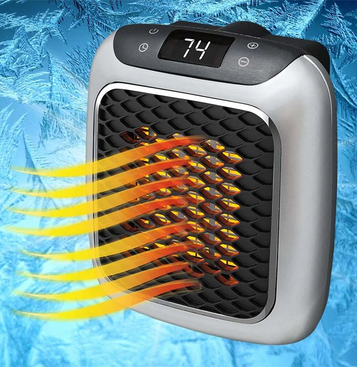 Space Heater | Portable & Quiet | Adjustable Timer & Tip-Over Protection