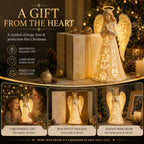 Angel Figurine | Battery-Powered Warm White LED | 30 cm
