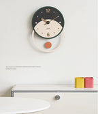 Wall Clock | Walnut & Acrylic Silent Sweep | 28 x 40 cm