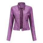 Women's Leather Jacket | Soft Genuine Leather | Classic Fitted Design