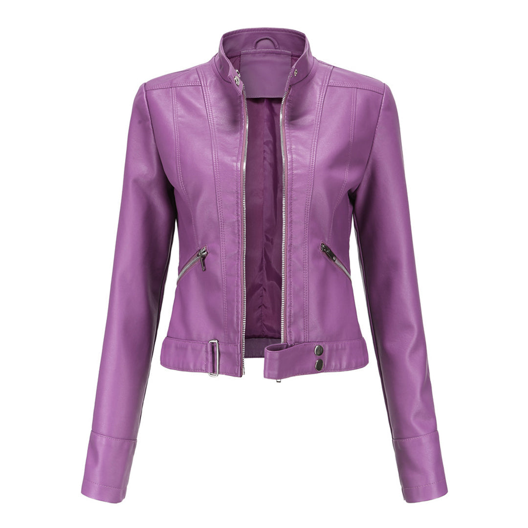 Women's Leather Jacket | Soft Genuine Leather | Classic Fitted Design