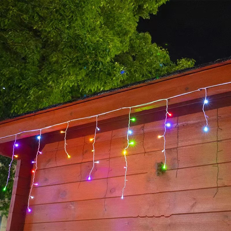 LED Icicle String Lights | Low-Voltage & IP44 Weatherproof | 50 m
