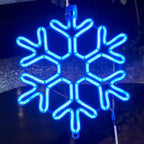 Outdoor Snowflake Lights | IP65 Waterproof LED & Warm Glow | 30 cm Diameter