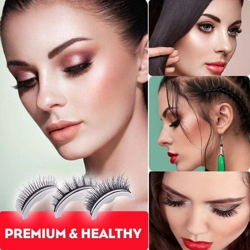 False Eyelashes | Self-Adhesive Reusable & Natural-Looking