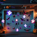 Wall Decor Set | Lighted 3D Bats, Spiders & Ghosts | 104-Piece