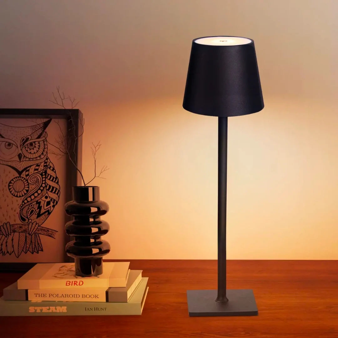 Table Lamp | Wireless & Rechargeable Dimmable LED | Up To 10 Hours Runtime