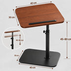 C-Shaped Laptop Table | Height-Adjustable & 360° Swivel | Tilting Tabletop
