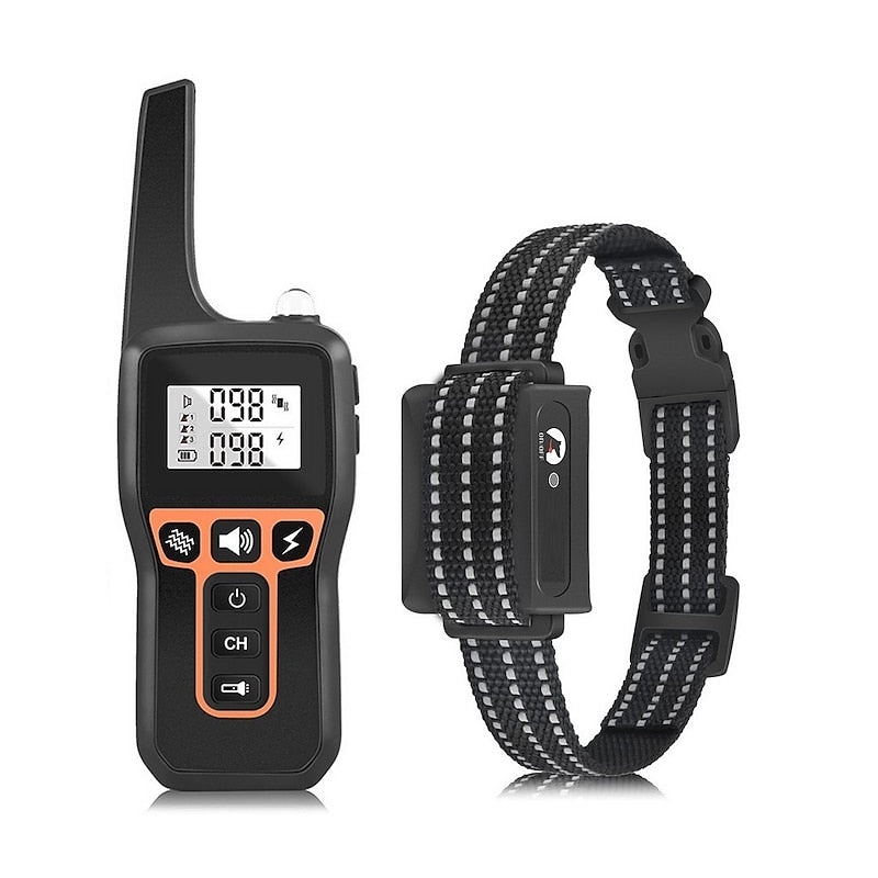 Dog Training Collar | Waterproof & Rechargeable | 1,000 m Remote Range