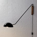 Wall Light | Adjustable Arm & Modern Metal Wood Design