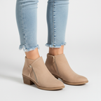 Ankle Boots | Genuine Leather & Anatomical Support | Lightweight Wedge Heel