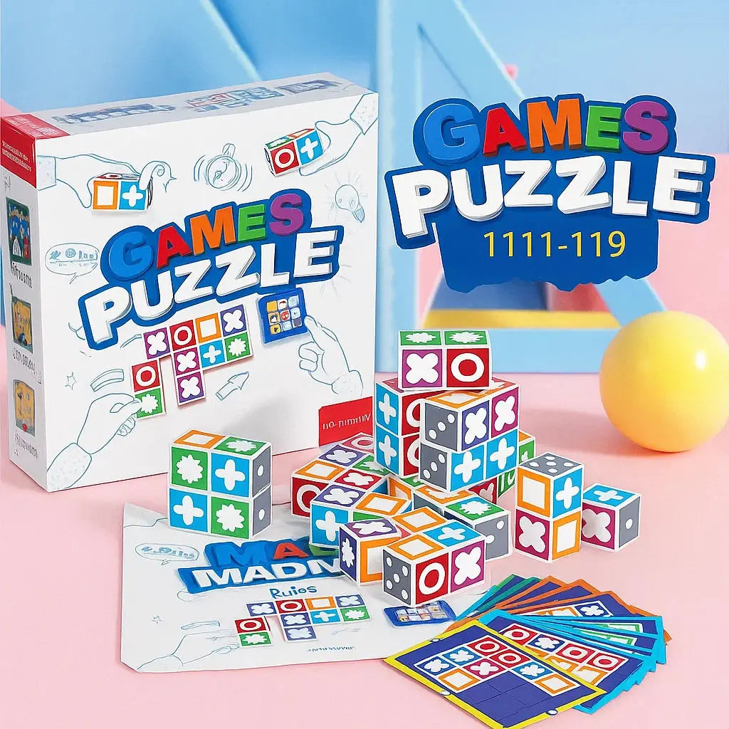 Logic Game | Symbol Dice & Sturdy Cards | Ages 7+