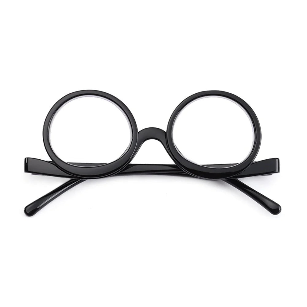Reading Glasses | Flip-Down Makeup Design & Lightweight Frame | 1.0x–4.0x Magnification